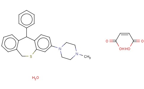 PIPERAZINE, 1-(6,11-DIHYDRO-11-PHENYLDIBENZO(B,E)THIEPIN-3-YL)-4-METHYL-, (Z)-2-BUTENEDIOATE (1:1), 